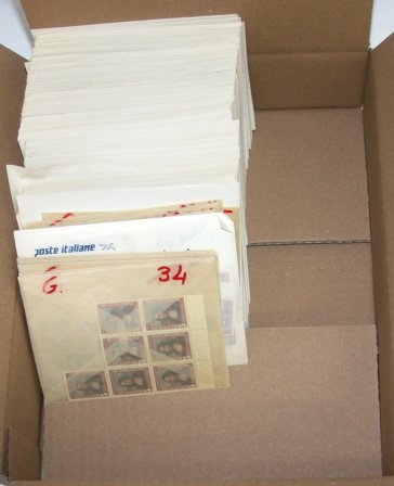 Vesttyskland - Dubletsamling i 1 kasse med poser - Postfrisk