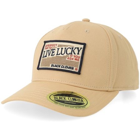 Black Clover - Beige adjustable Keps - Morgan Hat Stone A-Frame Adjustable @ Hatstore