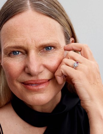 Pandora Hearts Sterling Silver Ring With Cherries Jubilee Red Crystal And Clear Cubic Zirconia - Silver - 48