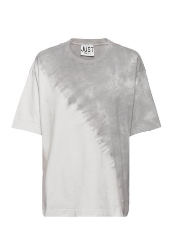 Splash Tee T-shirt Top Grå Just Female
