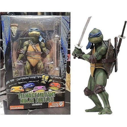 Ninja Turtles 1990-filmen 7" Neca Tmnt Teenage Mutant Ninja Turtles Actionfigur Leksaker för Barn
