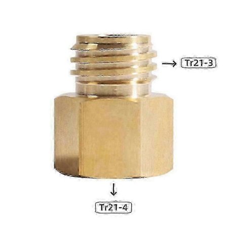 Soda CO2-gasskonverteringsadapter for Tr21-4 hunn til Tr21-3 utvendig gjenge Quooker Cube Tank-utgang [HK]