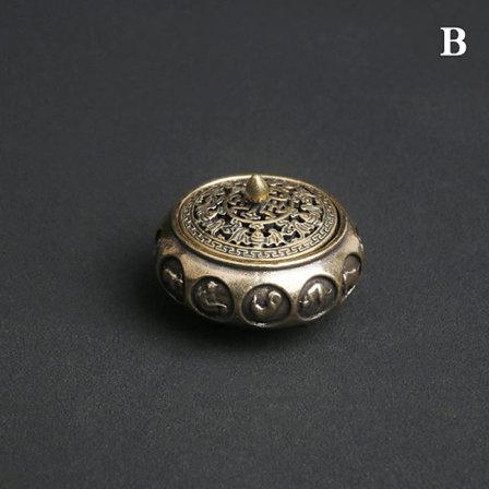 Retro Røgelse Brænder Tolv Stjernetegn Brænder Messing Røgelse H