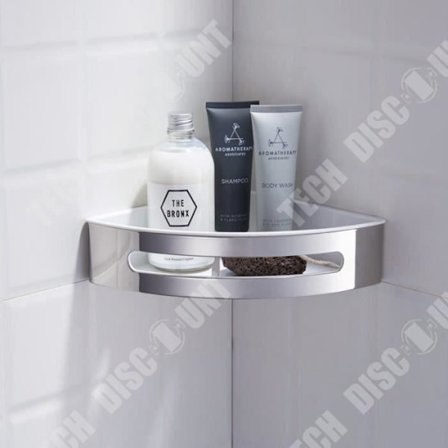 TD Hörnbadrumshyllor Duschhyllor Hörnbadrumskorg Självhäftande Fristående dekorativt tillbehör