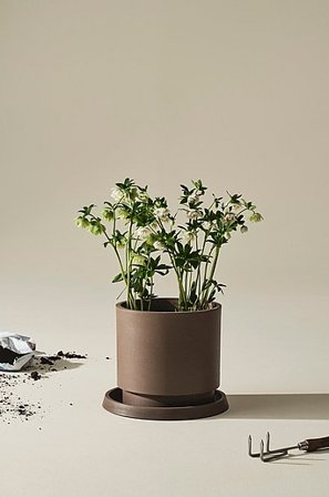 Jotex - Udendørs Krukke Chokoladebrun - MICHELLE - Køb Udendørs potter hos Jotex