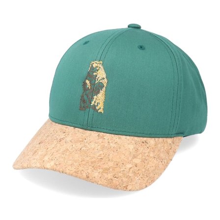 Hunter - Green adjustable Czapka Z Daszkiem - Prancing Bear Spruce/Cork Adjustable @ Hatstore