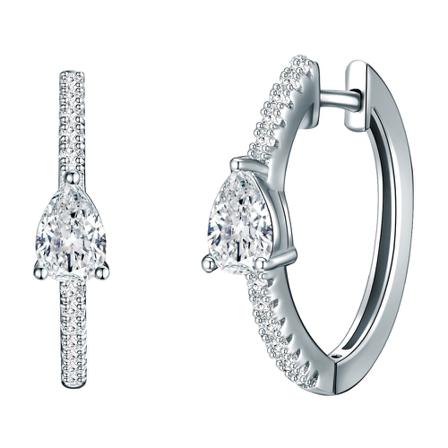 Trilani Earrings Grå, Dame Øreringe, Størrelse: ONE Size