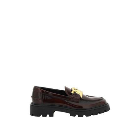 Tod's leather chain Instappers , Rood , Dames , Maat: 39 EU
