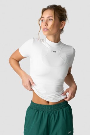 ICANIWILL - Contrast T-shirt White- Træningstrøje - Damer - Træningstøj fra ICIW