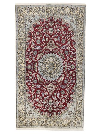 Tabriz Fine Rug Hand Knotted 145X250 Brown/Dark Red