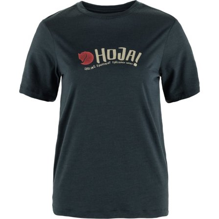 Fjällräven Women's Hoja Wool T-Shirt in Dark Navy, Wolle | Size: 2XS