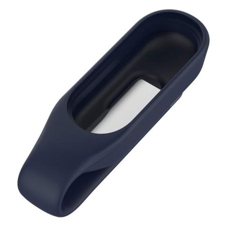 Xiaomi Mi Band 5 silikonspänne ram - Mörkblå Blå