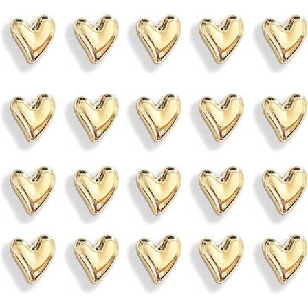 20 stk. Guldkøleskabsmagneter Kærlighedshjerte Magneter til Køleskab Søde Dekorative Magnetiske Klistermærker Lille Hjemmekøkken Magnet Sæt Dejlig 