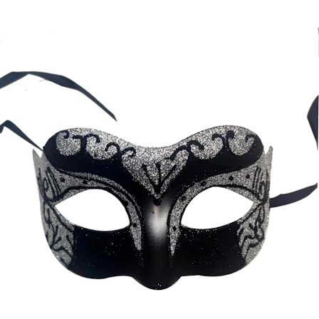 2025 Seneste Model Maskebal Maske til Mænd Sort, Halloween Venetiansk Voksen Maskebal Masker, Sort Mardi Gras Maske (Mr.L)...