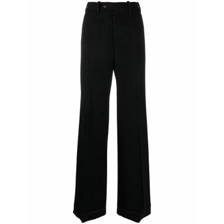 Maison Margiela, Wide Trousers Blauw, Dames, Maat:M