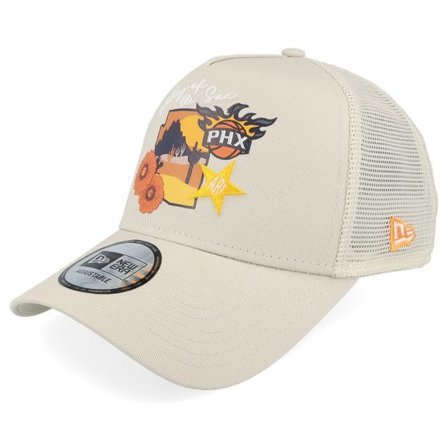 New Era - NBA Grå trucker Keps - Phoenix Suns NBA Stone Trucker @ Hatstore