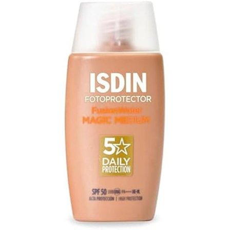 Solkräm - ISDIN - Fotoprotector Fusion Water - SPF 50 - Färgad - Icke fet - 50 ml