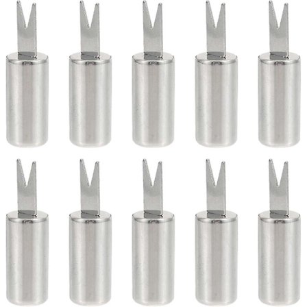 10 kpl Maissin Kyljessäpidikkeet Ruostumattomasta Teräksestä Maissi Tikut Hedelmä Ruoka Haarukat Maissi Haarukat Piikit (Ruipei)