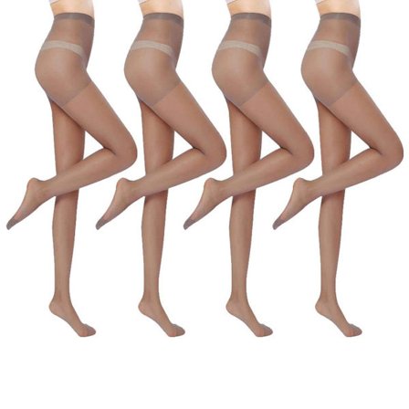 Super Sexy Shiny Sheer Foot Tights Coffee Color (10 Bundles) KLB