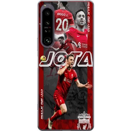 Kompatibelt Mobilskal till Sony Sony Xperia 1 IV Liverpool Diogo Jota nr 20 fotboll affisch Portugalsk anfallare Röda spelare Premier League-lag desi