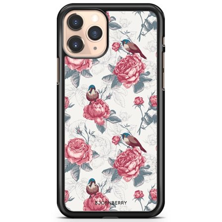 Bjornberry Hårdskal iPhone 11 Pro Max - Rosor & Fåglar