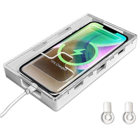 Mobiltelefon fengsel lås boks, timer selvkontroll mobiltelefon holder skap fengsel, tidsinnstilt telefonstativ bur klasserom kontor familietid fest 