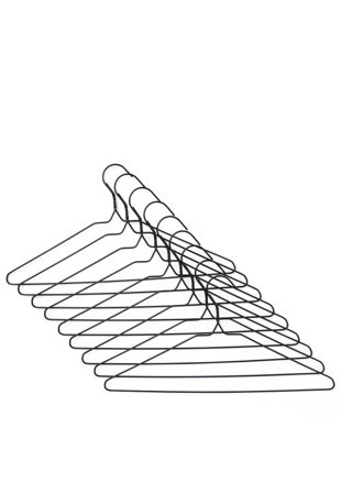 Åhléns Home Galge i metall, 9-pack Galgar & hängare Svart ONESIZE