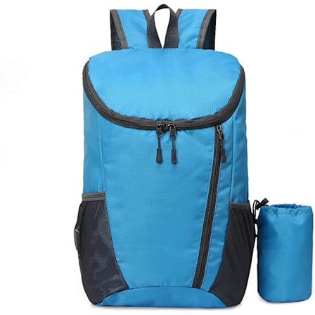 Foldbar Rygsæk Letvægts, Lille Rygsæk Vandafvisende til Udendørs Sport, Holdbar Pakbar Rygsæk Praktiske Gaver til Mænd Kvinder