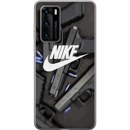 Huawei P40 Genomskinligt Skal Nike