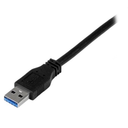 StarTech 2m 6 ft Certified SuperSpeed USB 3.0 A to B Cable Cord - USB 3 Cable - 1x USB 3.0 A (M), 1x USB 3.0 B (M) - 2 meter, Black (USB3CAB2M) -