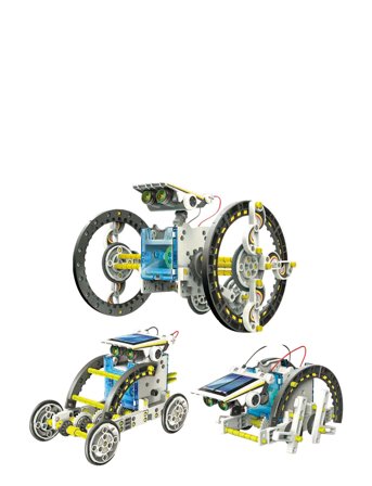 Solar Robot Kit 14In1 Patterned Robetoy