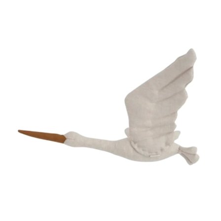 Vegghengende Svanepynt Barnerom Barnehage Romdekor Fylt Plysjleketøy (Farge: Hvit)