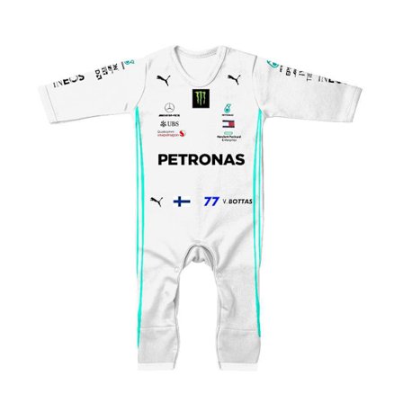 2023 F1 Ny Sesong Sport Baby Jumpsuit Nyfødt Baby Gutter Jumpsuit Romper Langermet Høst Vår Klær B