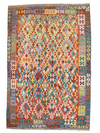 Kilim Afghan Old Style Rug Oriental Brown/Dark Red (Wool, Afghanistan)