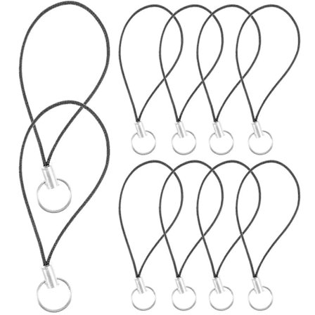 1 pose nylon telefon charms snore mobiltelefon nøglering lanyard rem til dukker