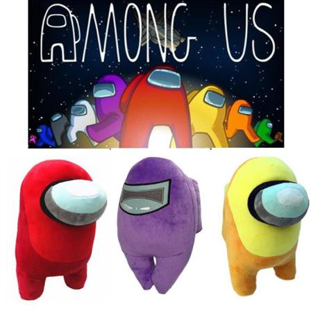 Among Us Plush Toy Fylldocka Plushie 10 Cm Red Röd