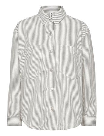 Onlmerle L/S Stripe Shirt Cc Pnt ONLY White