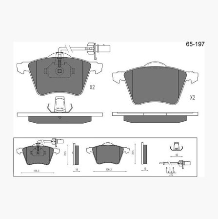 BROMSBELÄGG - Biltema
