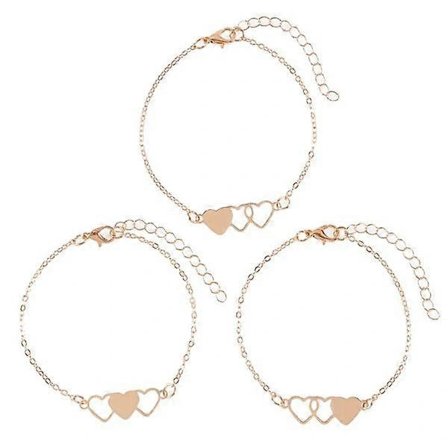 【PP】Matchande Rymdhjärta Armband Presenter till Kvinnor Flickor Tonåringar Män Syster