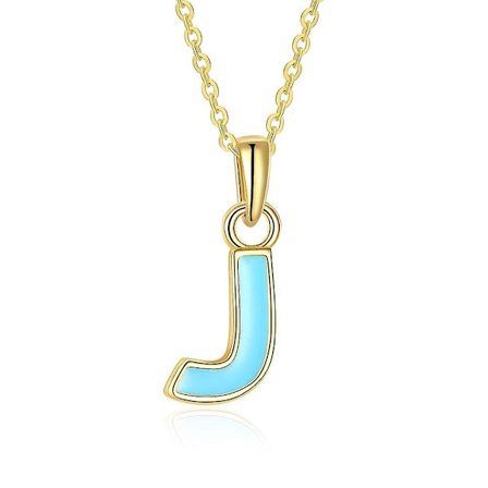 K Guldhalsband Modetrend Halsband Bokstav J Halsband Akn096