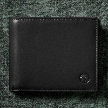 Svart Tommy Jasper Skinnlommebok for menn - Lommebøker