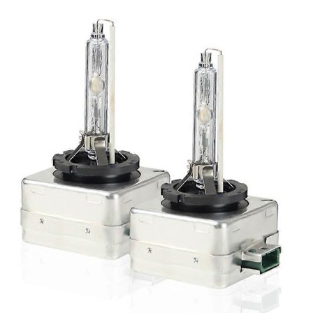 D3S Xenon HID-lamper 35W 6000K Hvit for Charger, 2-pakning