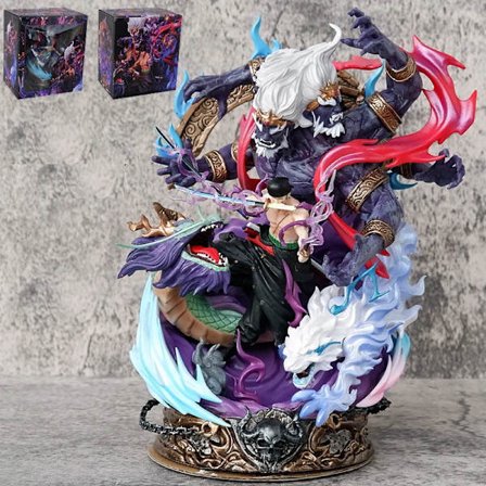 22 cm One Piece Figur Roronoa Zoro Anime Figurer Action Figurer PVC Zoro Figur Modell Statue Leketøyssamling Dekorasjonsdukker