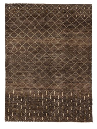 Gabbeh Persia Fine Teppe Håndknyttet 244X288 Brun/Svart Persia