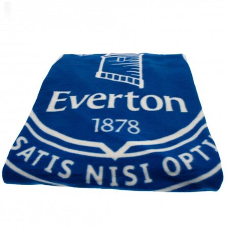 Everton FC Fleece Pulse filt En Storlek Blå/Vit