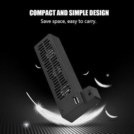 Bärbar Värmereducerande USB Extern Kylfläkt Sidomonterad för XBOX ONE X Spelkonsol