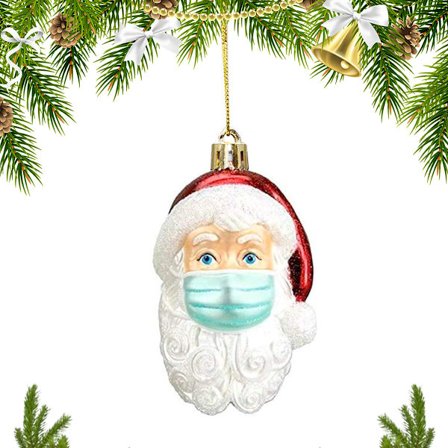 5 st Santa Claus julhänge Drop Ornaments