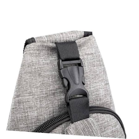 Sling bröstväska axelväska herr dam utomhus rese crossbody ryggsäck med laddningsport axel bröstväska