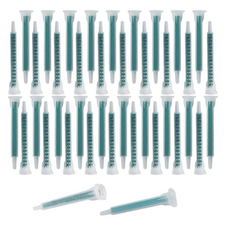 40-pack Epoxiblandningsmunstycke Elektrostatisk Blandningsmunstycke Patronspets 50 ml (1:1/1:2 Förhållande) 16