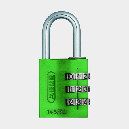 Combination padlock / combination lock ABUS 145/30, Ø5 mm, green